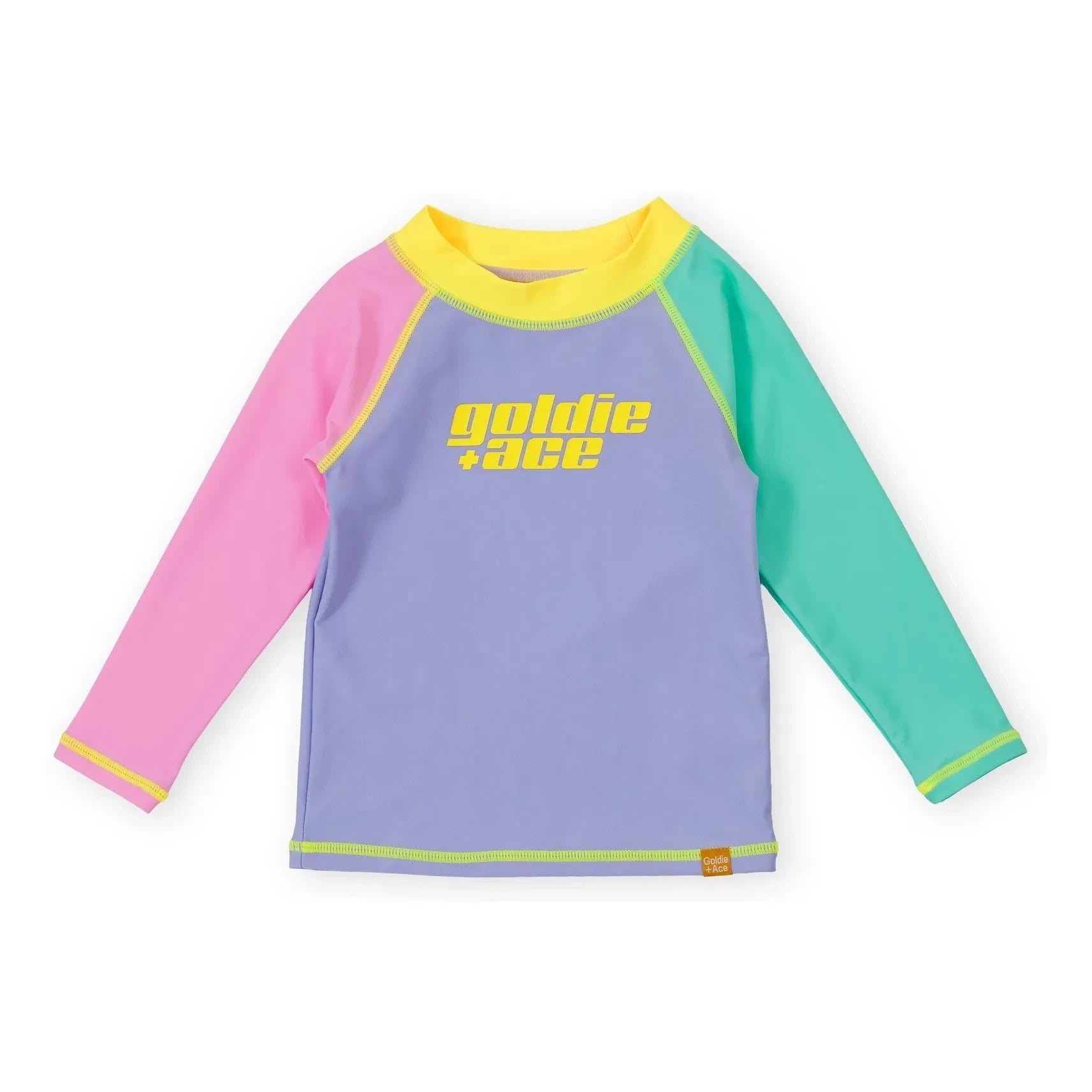 Goldie + Ace - Camiseta de baño con protección UV Paradise | Malva