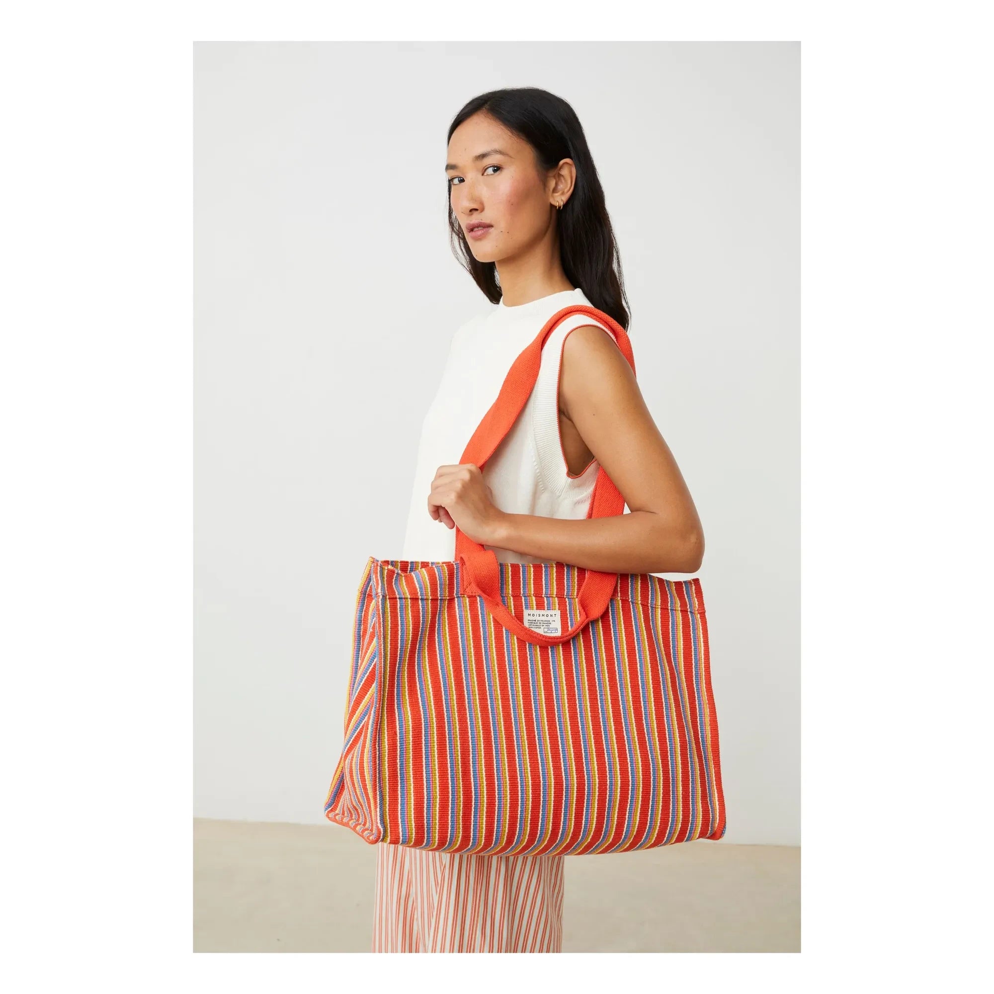 Moismont - Bolsa de la compra Roma N°46 Algodón | Coral