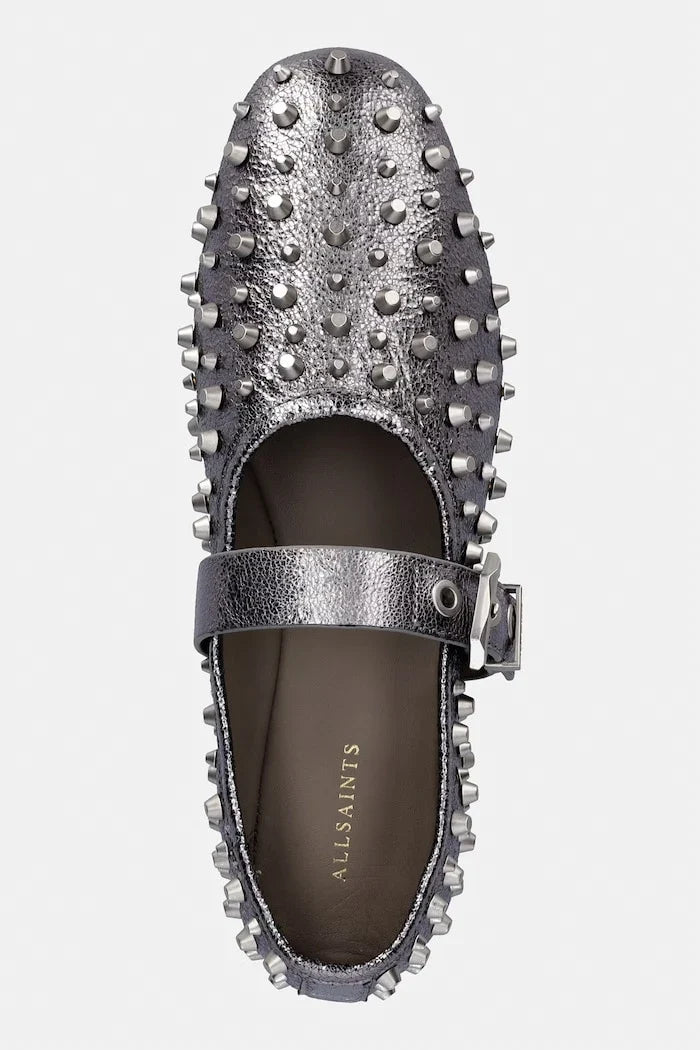 Bailarinas de cuero con tachuelas Sabine de AllSaints