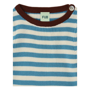 FUB - Jersey de Punto Fino de Algodón Orgánico | Azul Celeste