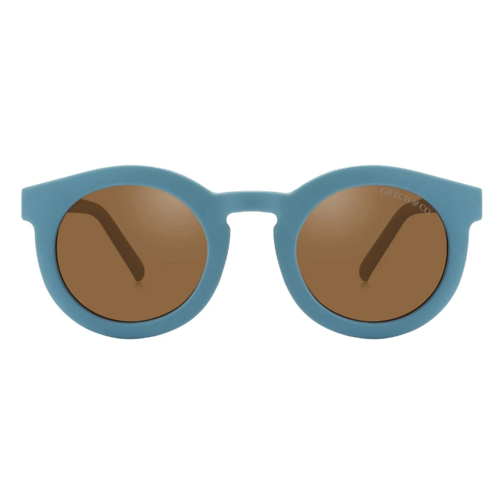 Grech & Co - Gafas de Sol Clásicas Polarizadas de Fibra Natural | Azul