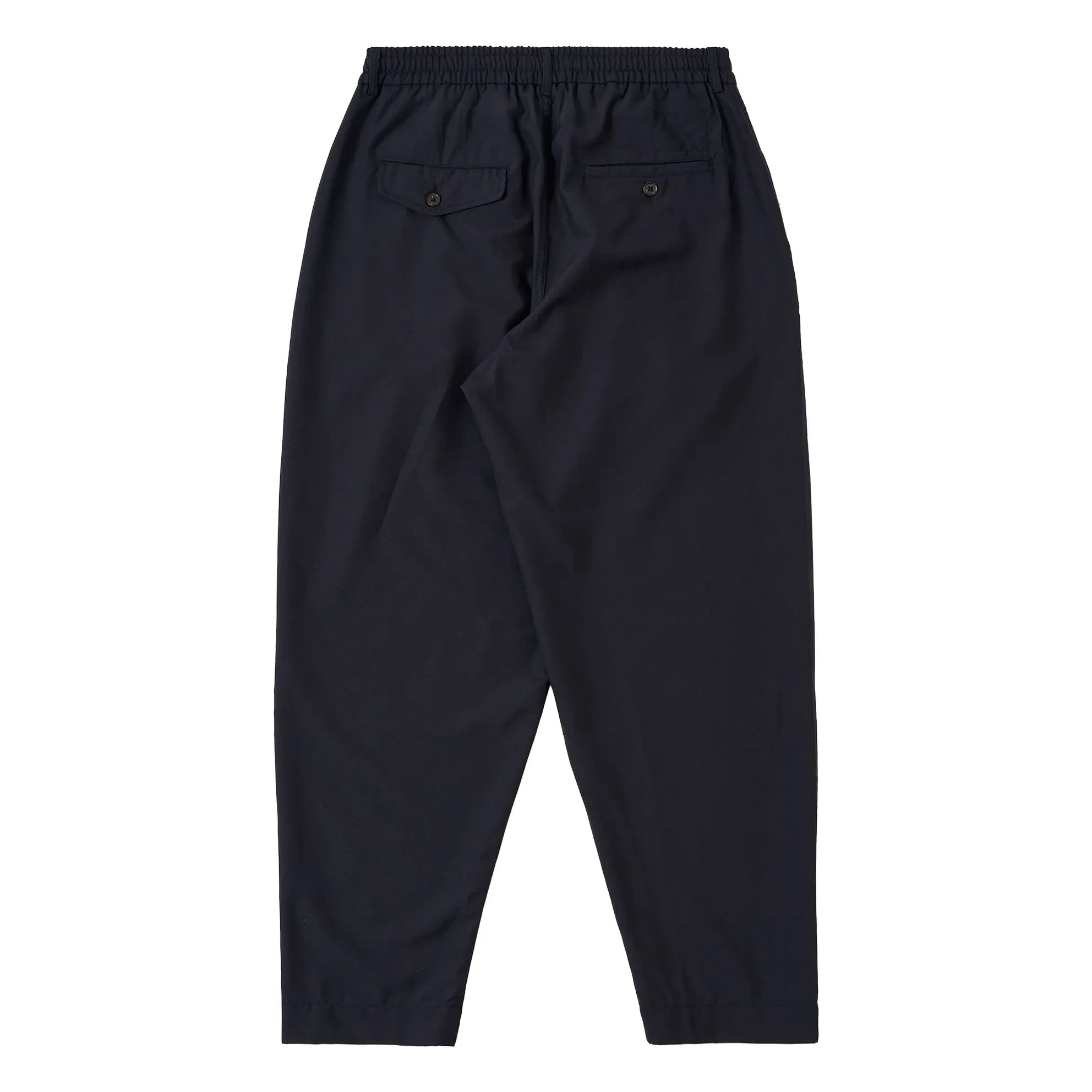 Universal Works - Pantalón de traje tropical plisado | Azul oscuro