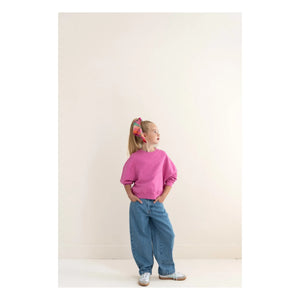 Jenest - Pañuelo a cuadros de algodón orgánico | Fucsia