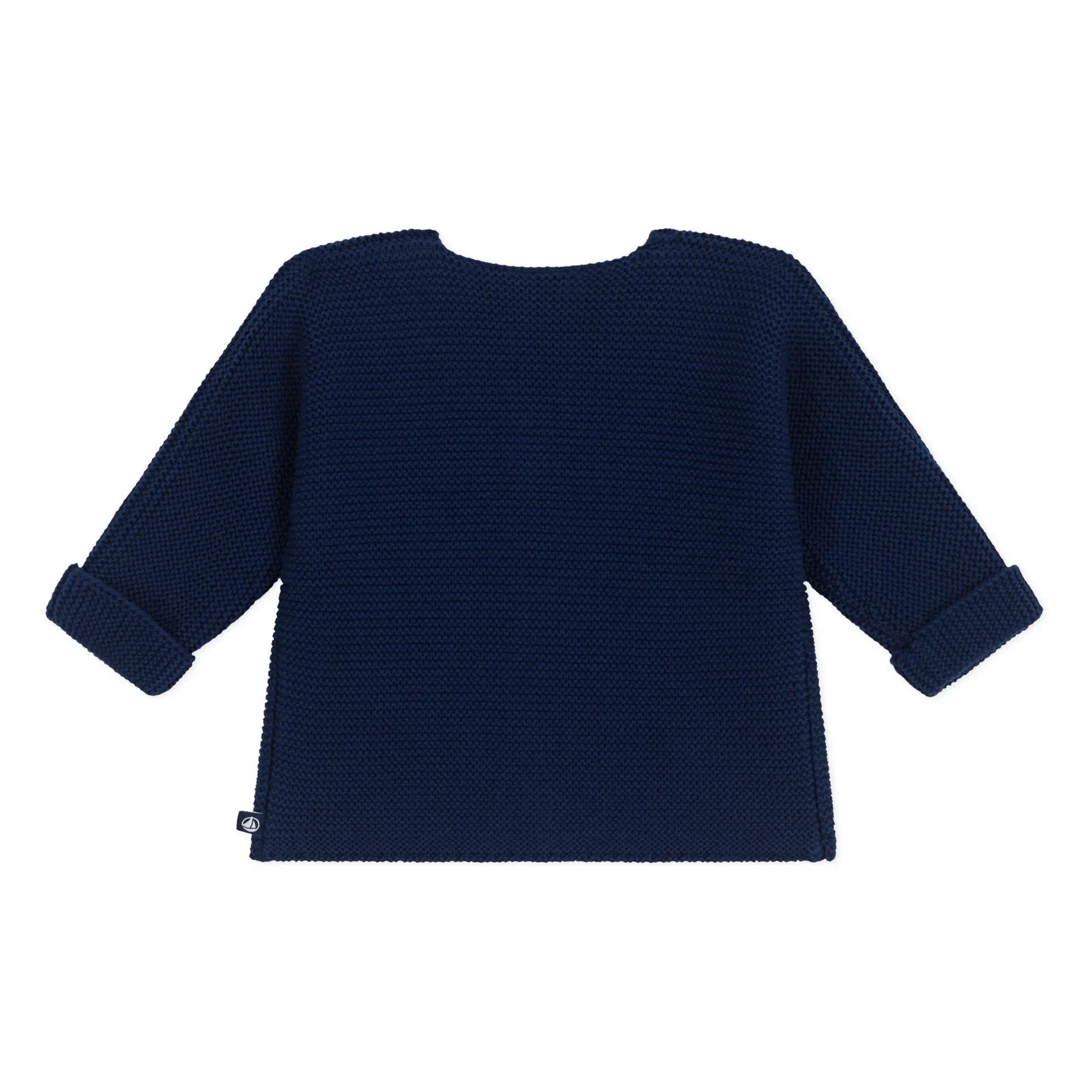 Petit Bateau - Cárdigan de algodón orgánico Barby | Azul marino