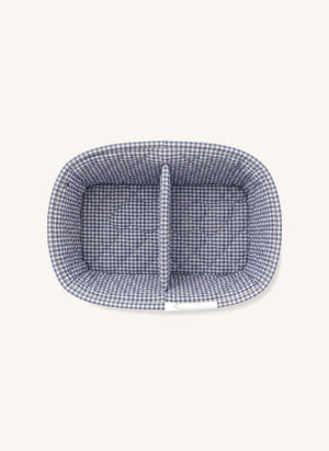 Editions Aimable - Caja de almacenamiento rectangular Paolo | Chambray azul