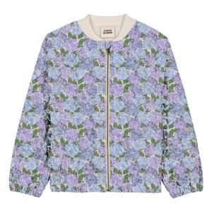 Studio Bohème - Chaqueta Bomber de Algodón Orgánico Léon Flowers | Lila