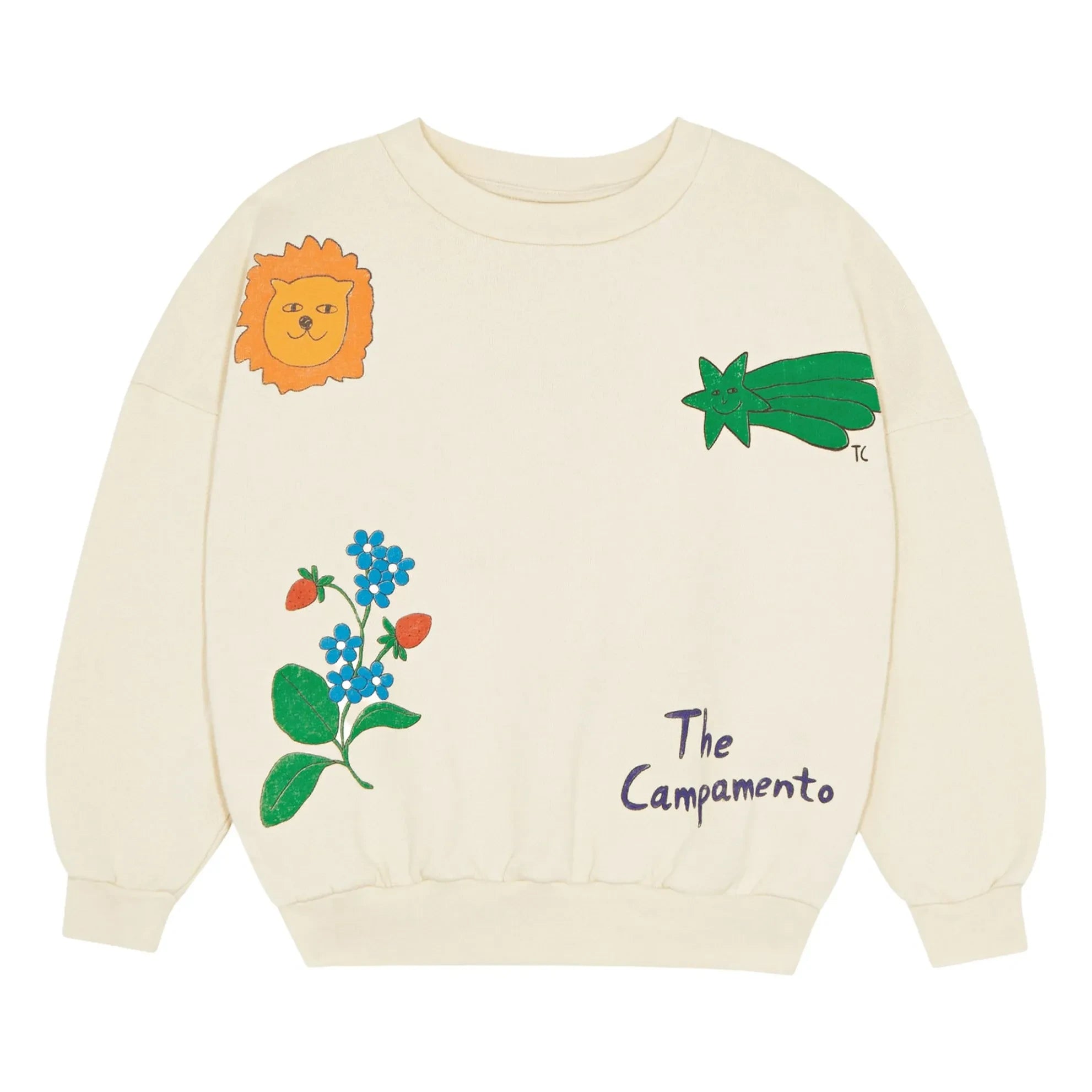 Sudadera oversize The Campamento | Crudo