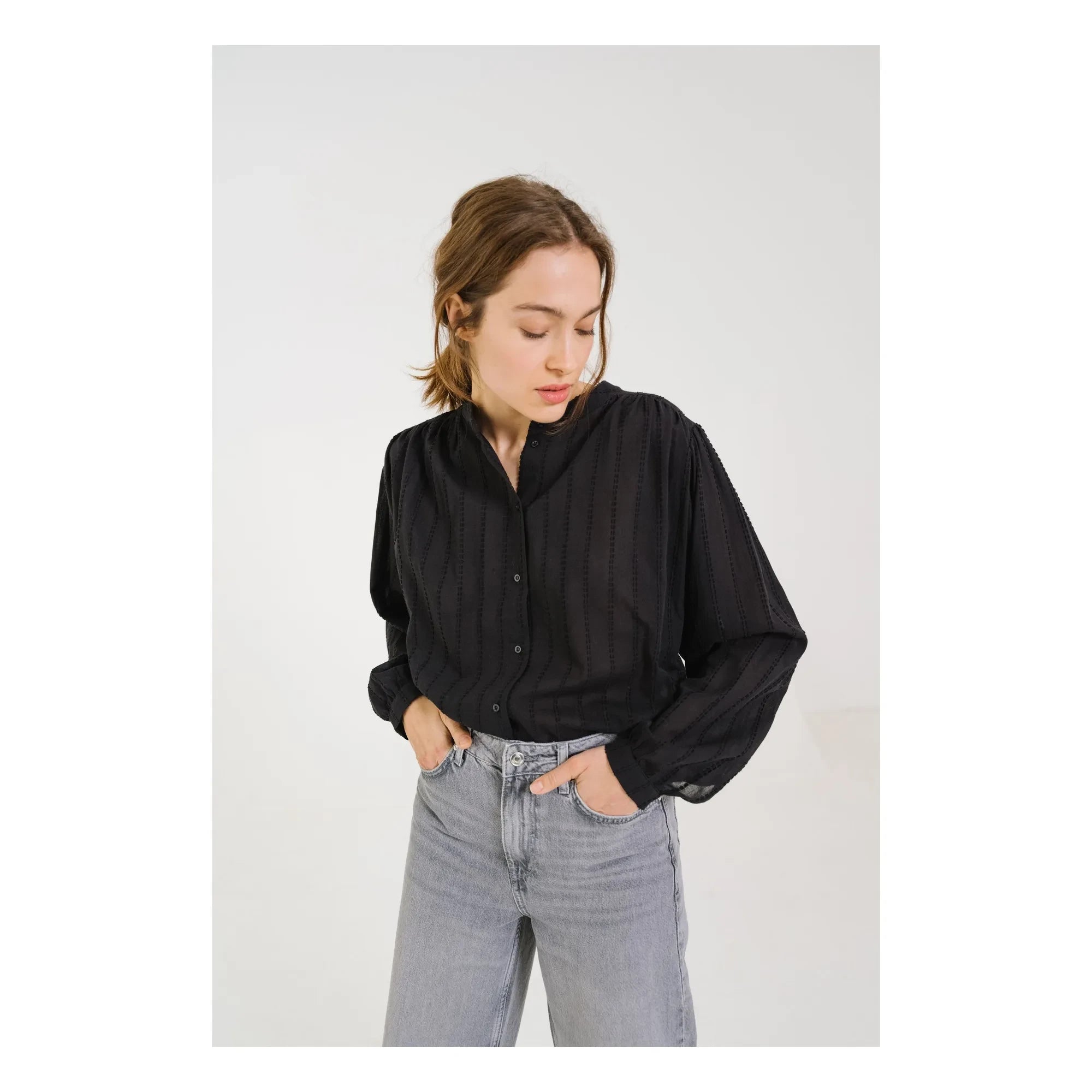 Sacrécoeur - Blusa Gladis Barry | Negro