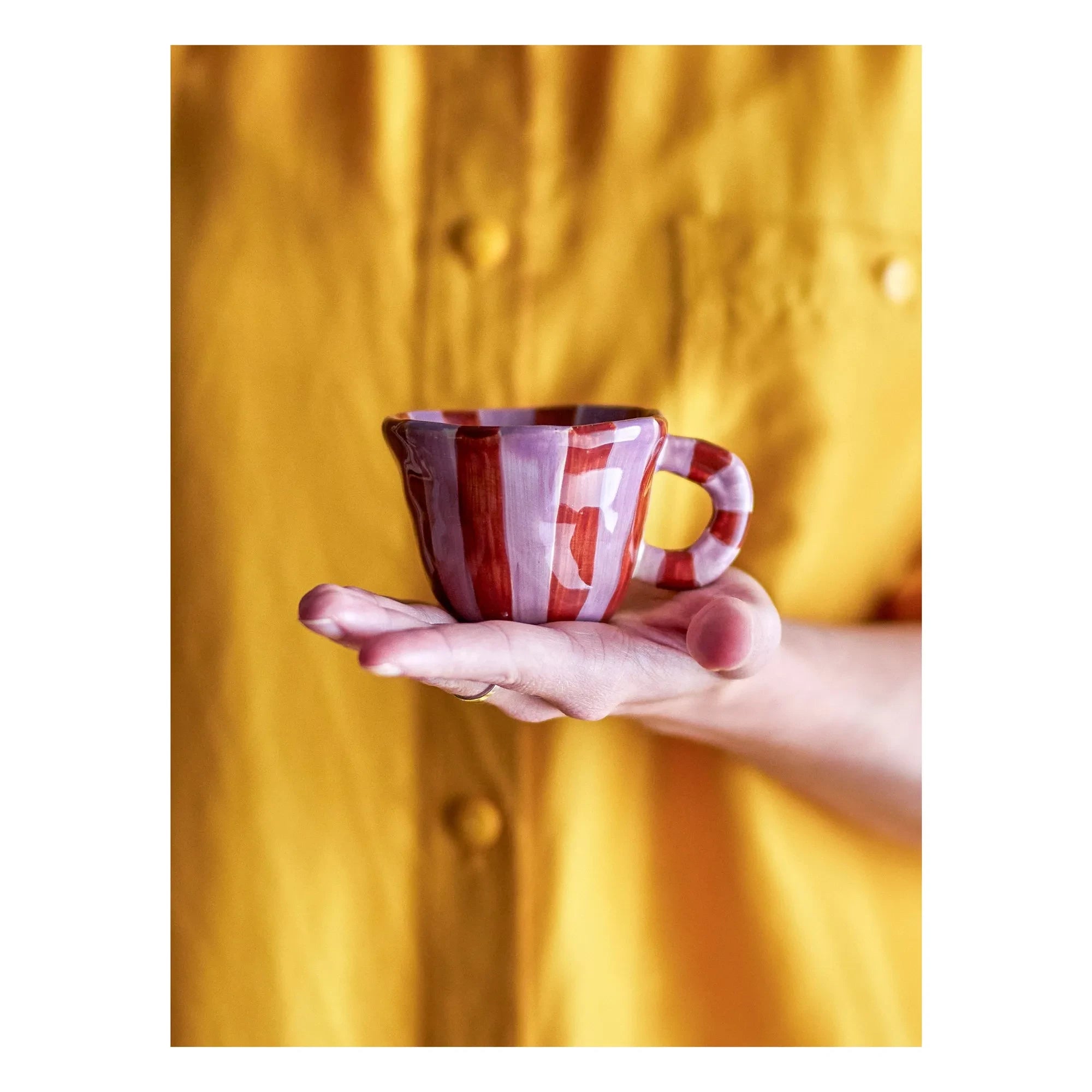 Bloomingville - Taza de gres Nini | Rosa