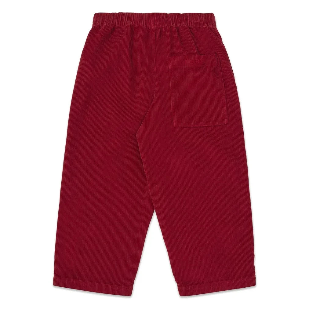 Main Story - Pantalones anchos de fibras recicladas | Rojo