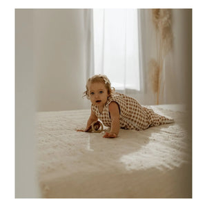 Saco de dormir reversible multitemporada Les Petites Billes - Vichy | Terracota