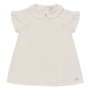 Donsje - Vestido Flien Claudine | Blanco jaspeado