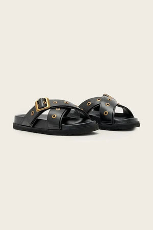 Sandalias planas estilo cowboy Suki de cuero de AllSaints