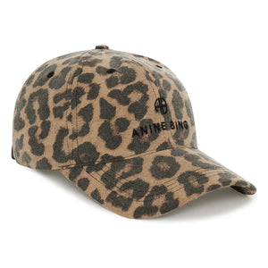 Anine Bing - Gorra Jeremy Leopard | Marrón