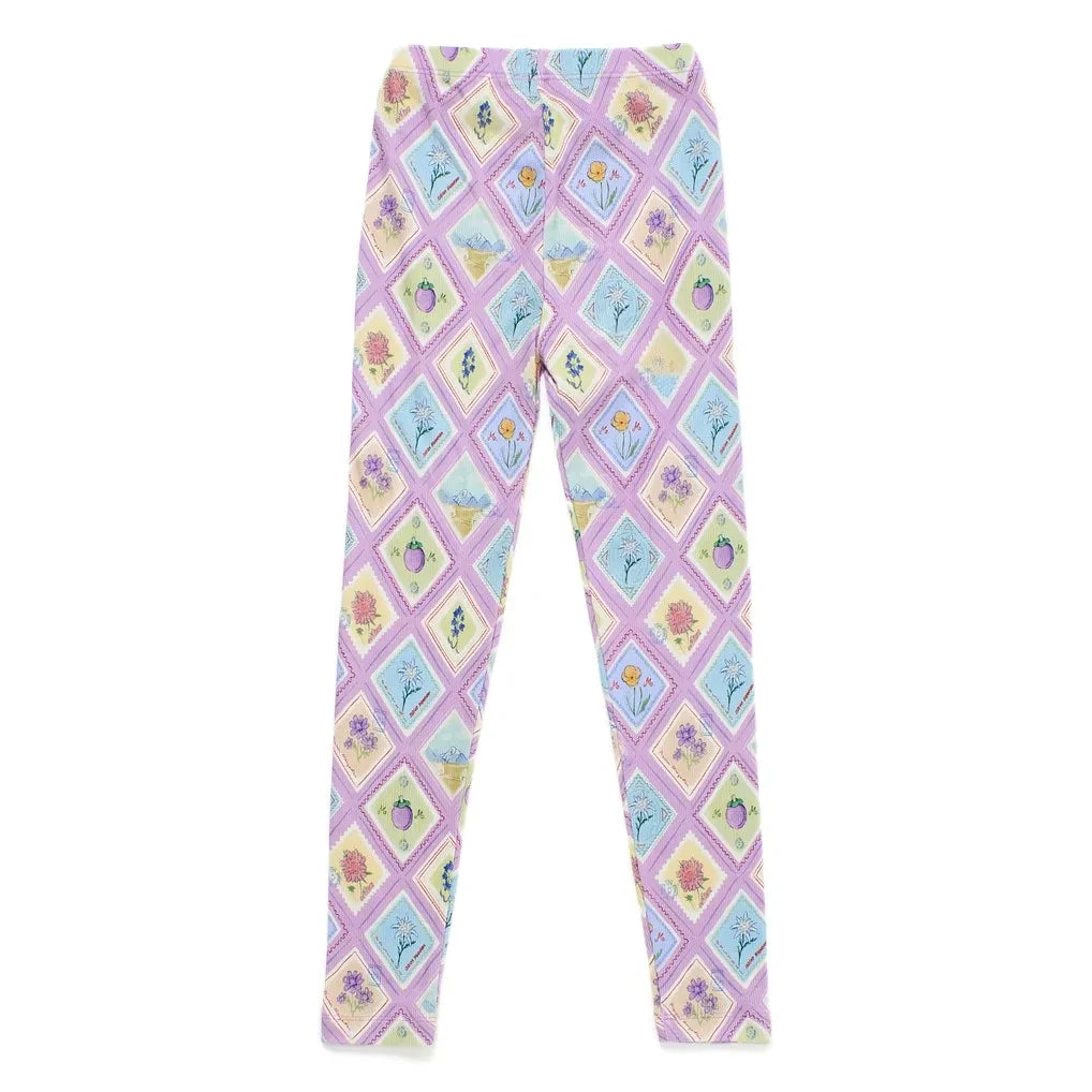 Maison Mangostan - Lila Legging Stamps