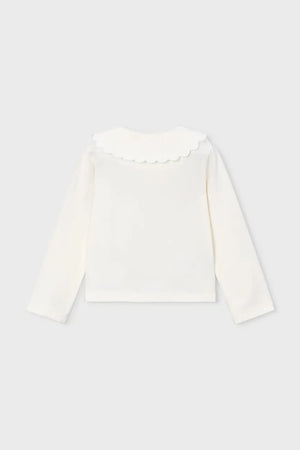 Blusa infantil Mayoral de algodón y elastano
