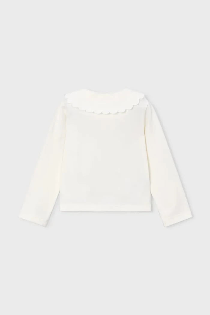 Blusa infantil Mayoral de algodón y elastano