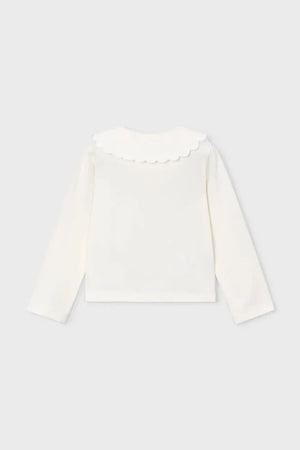 Blusa infantil Mayoral de algodón y elastano