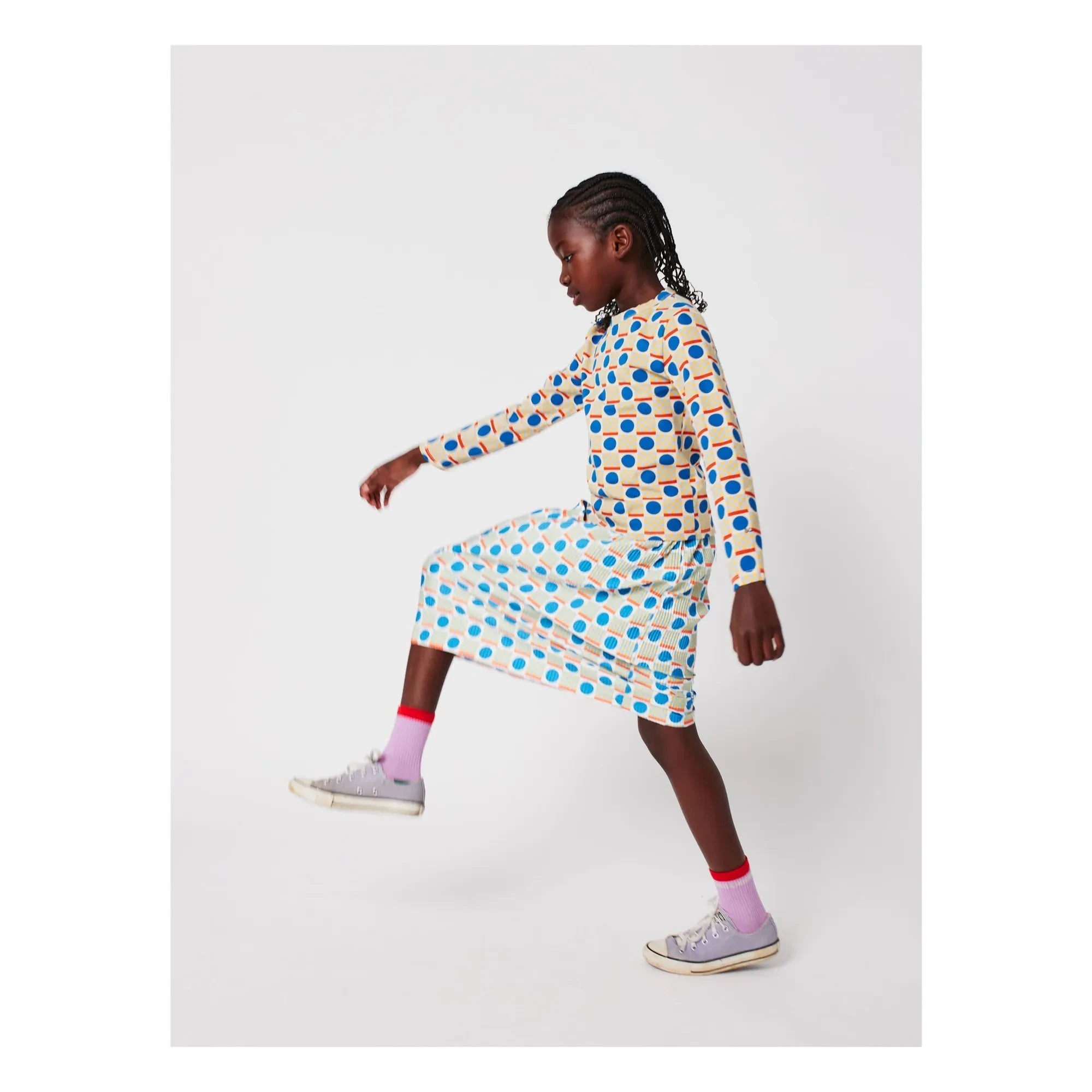 Bobo Choses - Camiseta geométrica de algodón orgánico | Crudo