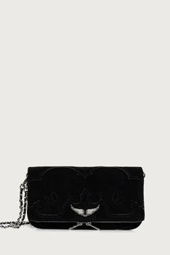 Bolso bandolera de ante para mujer