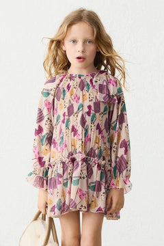 Vestido plisado Mayoral