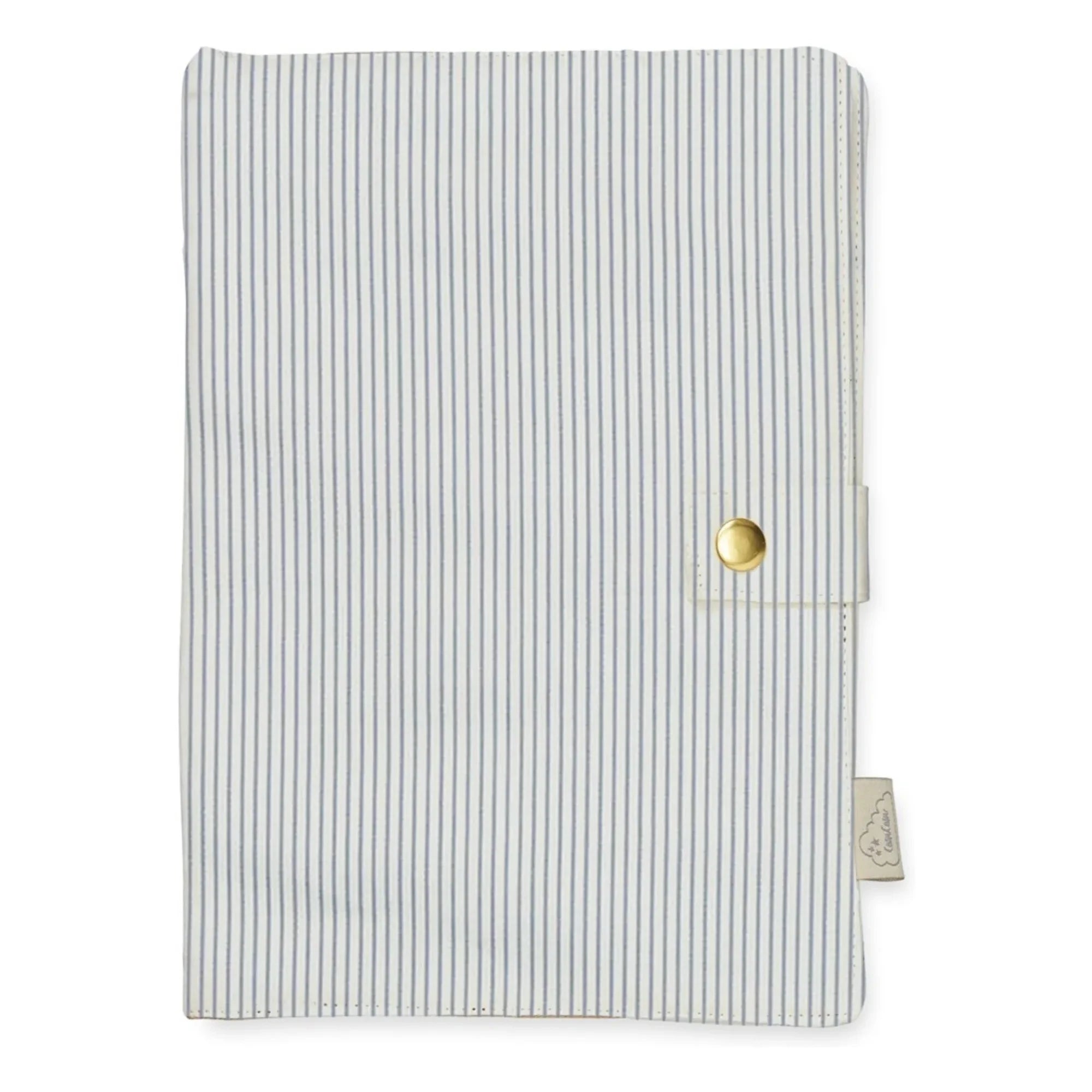 Cam Cam - Funda para libro de salud a rayas | Azul