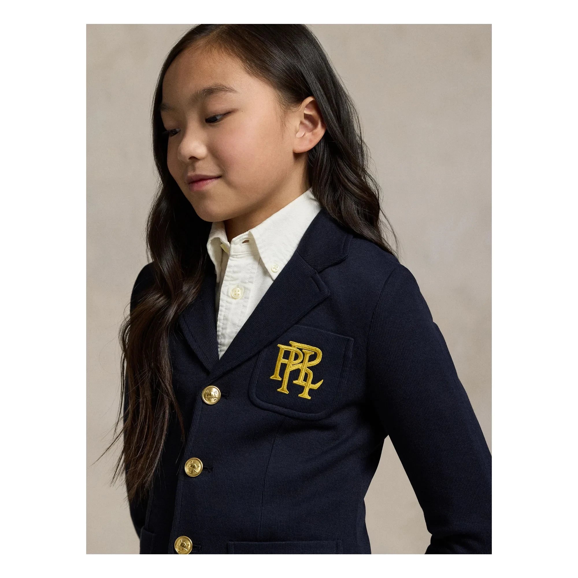 Ralph Lauren - Chaqueta tipo blazer con logo | Azul marino