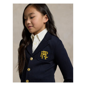 Ralph Lauren - Chaqueta tipo blazer con logo | Azul marino