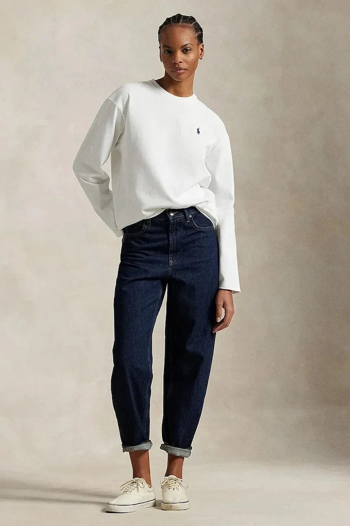 Blusa de algodón de manga larga Polo Ralph Lauren
