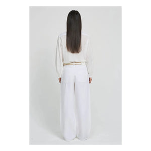 Laurence Bras - Blusa de algodón Fava | Blanca