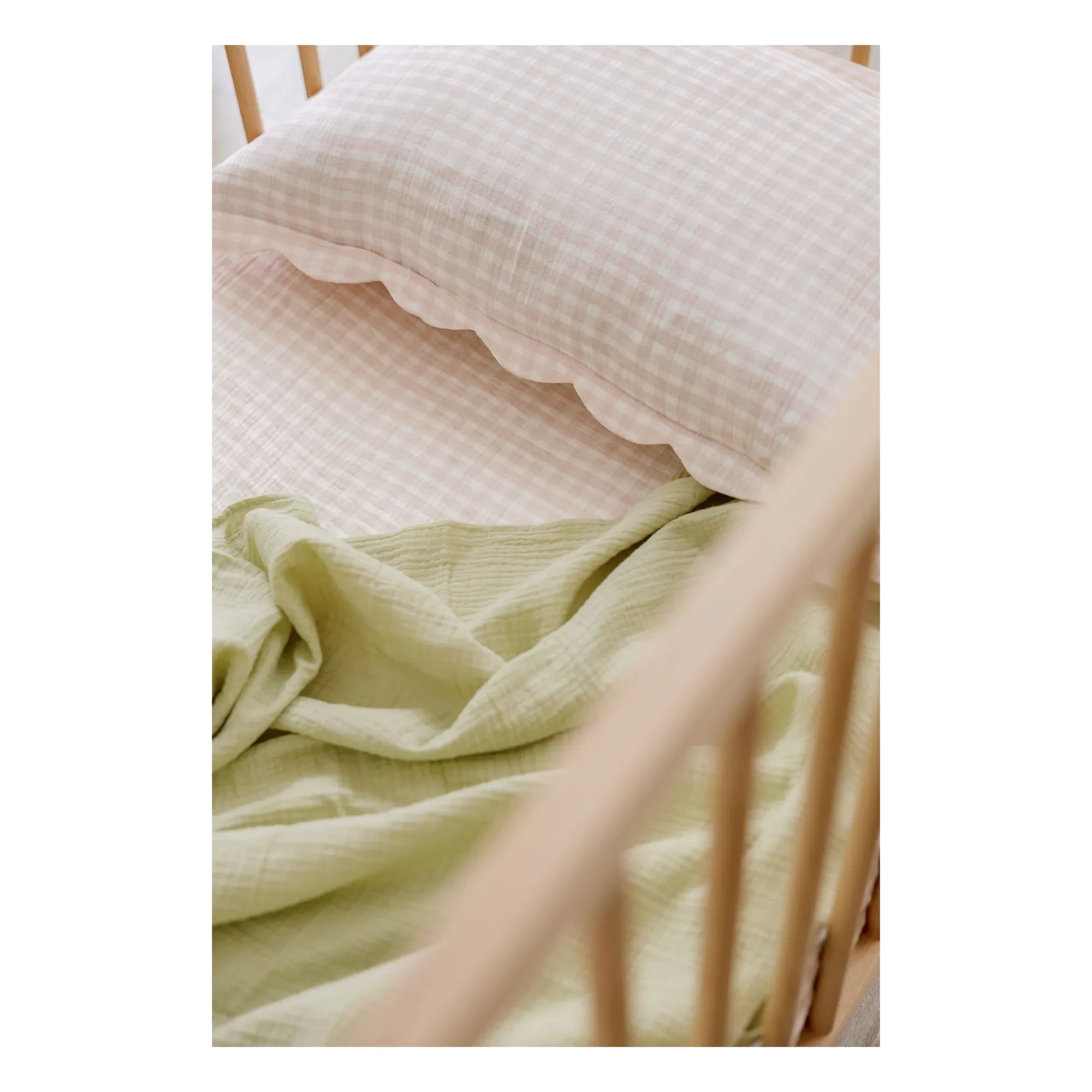 Soft Spot - Fundas de almohada Rosewater de algodón orgánico - Juego de 2 | Rosa Claro