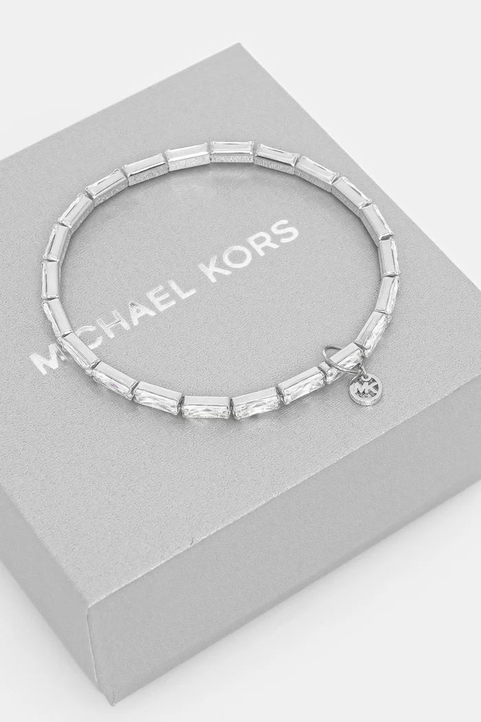 Brazalete tenis Michael Kors para mujer, de latón y circonitas