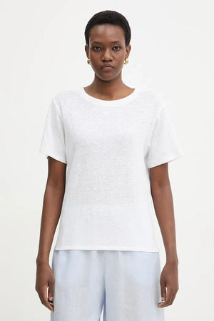 Camiseta de lino PELOTA Weekend Max Mara para mujer