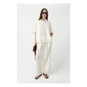 Cordera - Camisa de Manga Corta | Blanco