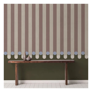 Edito - Papel pintado Dott - 2 tiras | Caqui
