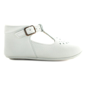 Poppée - Minimilton Botines con Barra en T | Blanco