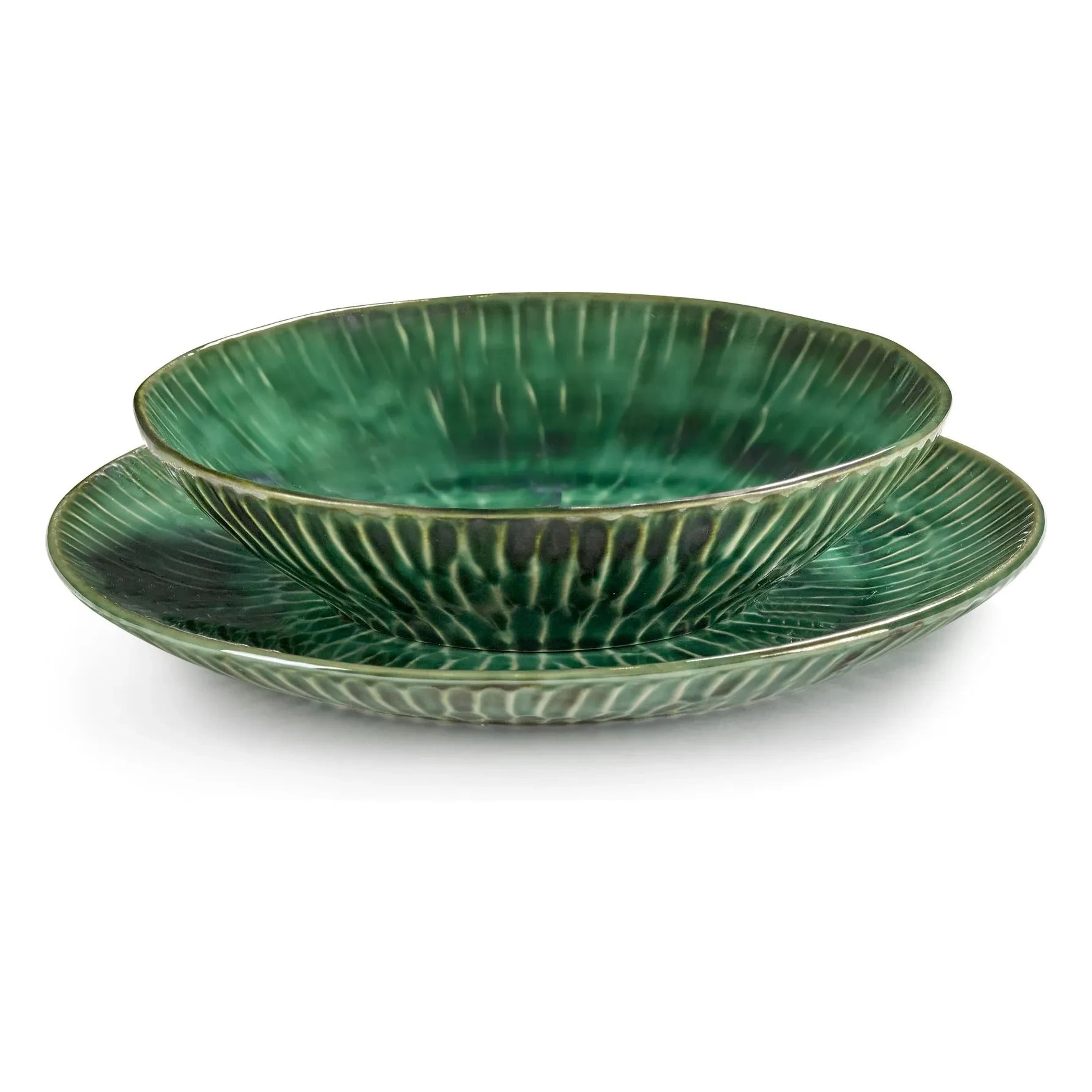 Serax - Vajilla Verde Lanza, Pascale Naessens - Set de 2 | Verde