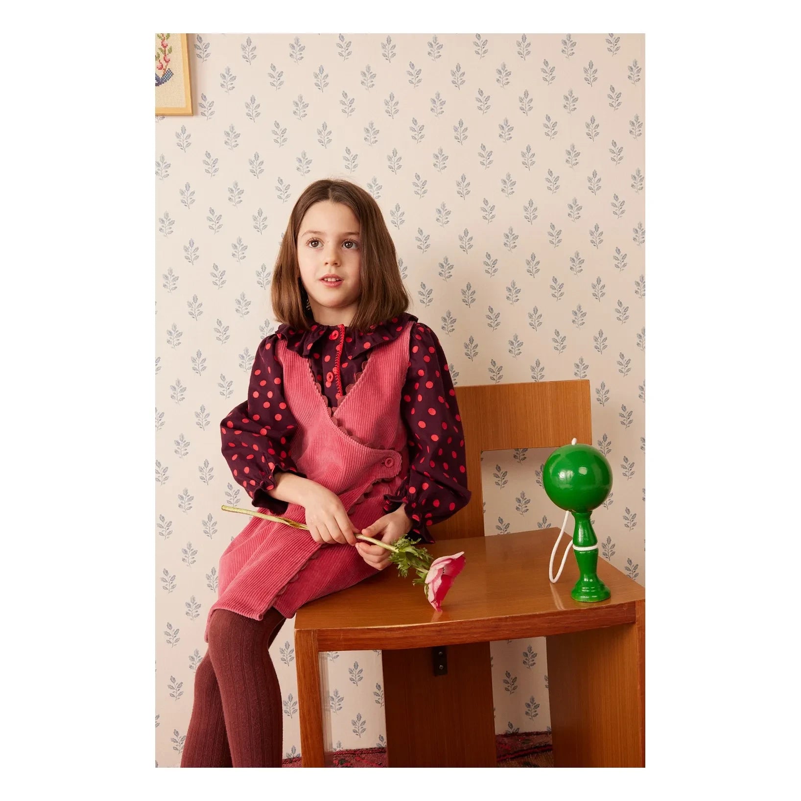 Hello Simone - Claudia Fitilli Kadife Elbise | Pembe