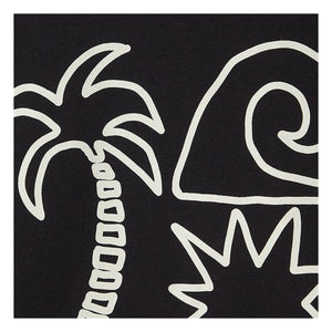 Fabula - Camiseta Palmera | Negro