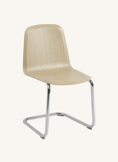 Muuto - Brink Sandalye Krom Tabanlı | Meşe
