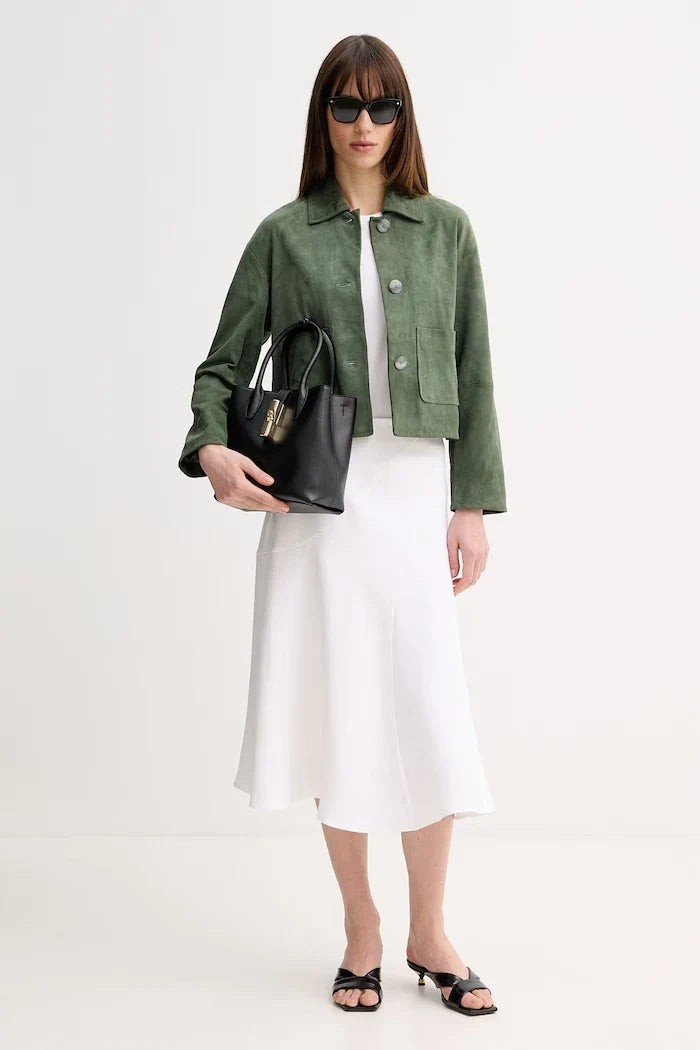 Camiseta básica de mujer MM by Max Mara de algodón y elastano MULINO