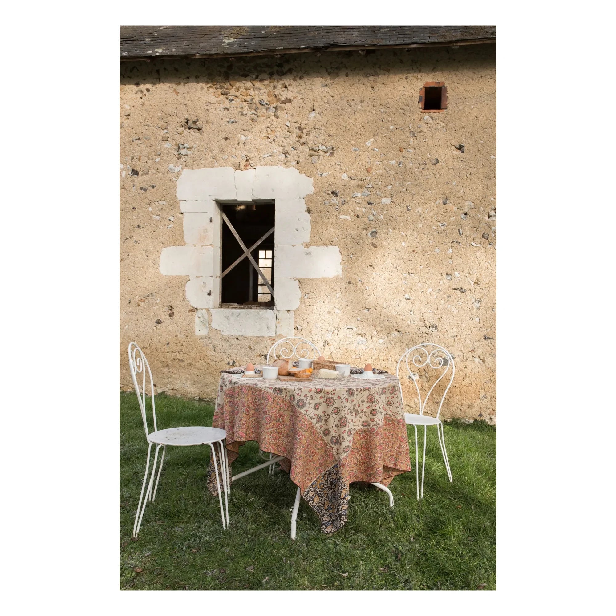 Louise Misha - Mantel de algodón orgánico Carla | Crema