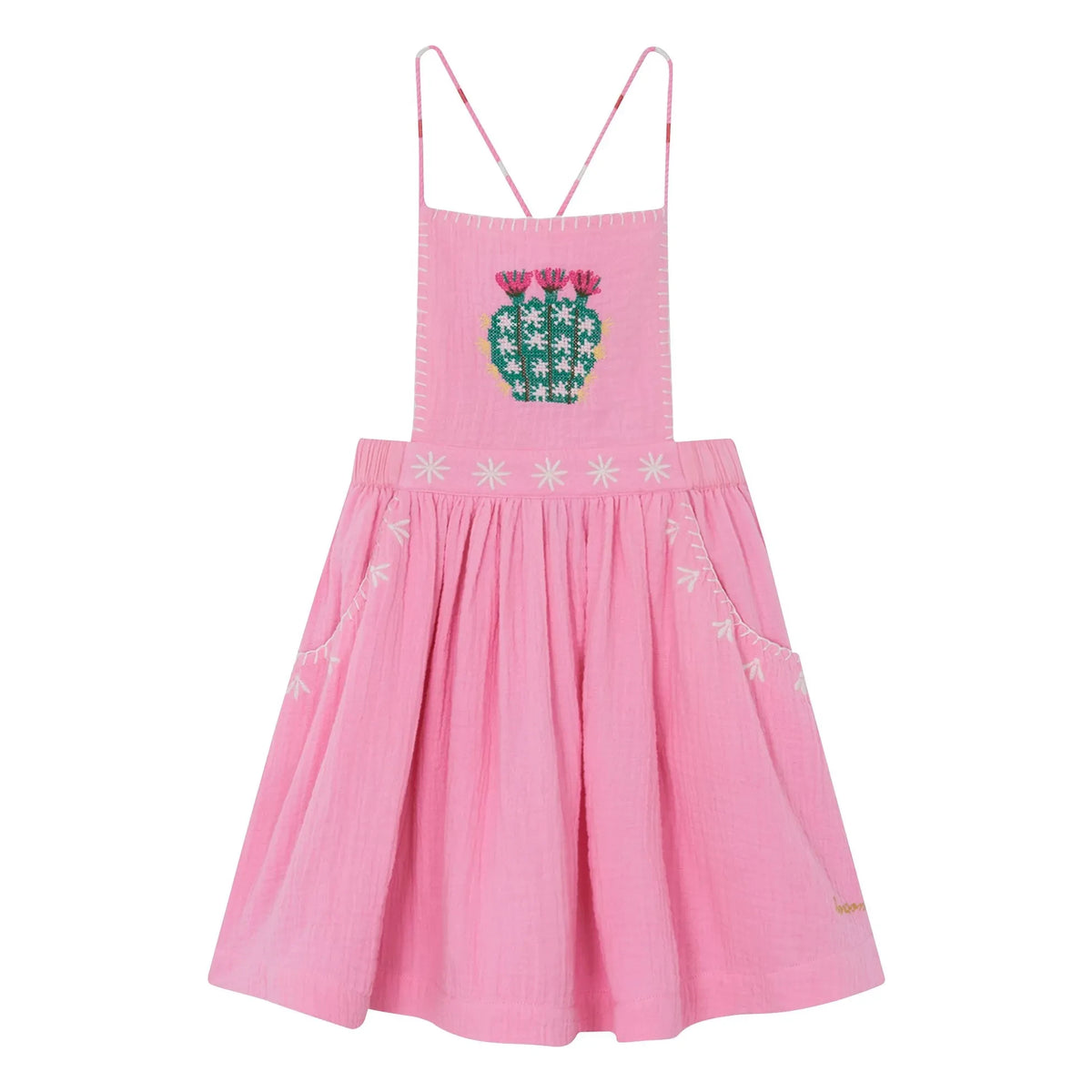 Bonton - Vestido bordado Noelia | Crudo