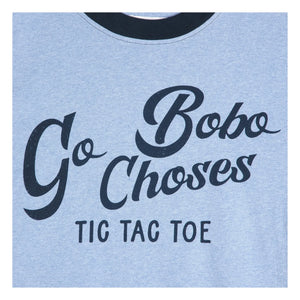 Bobo Choses - Go Bobo Organik Pamuk Tişört - Kadın Koleksiyonu | Açık Mavi