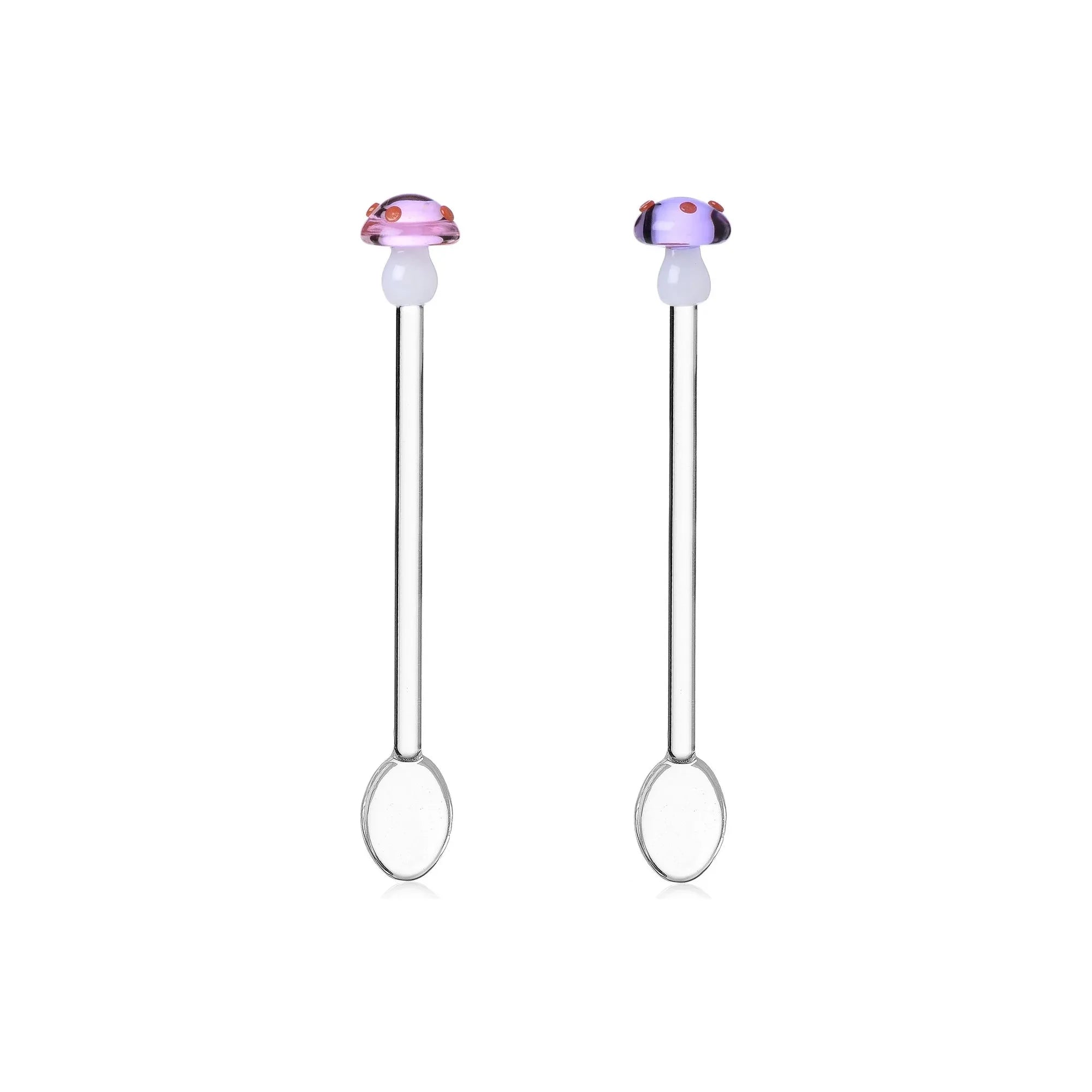 Ichendorf Milano - Cucharas de Corcho y Cristal - Set de 2 | Rosa