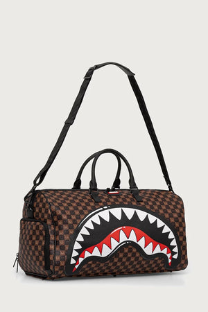 Sprayground - Bolsa de Viaje Marrón de Tiburones en París 910D9306NSZ