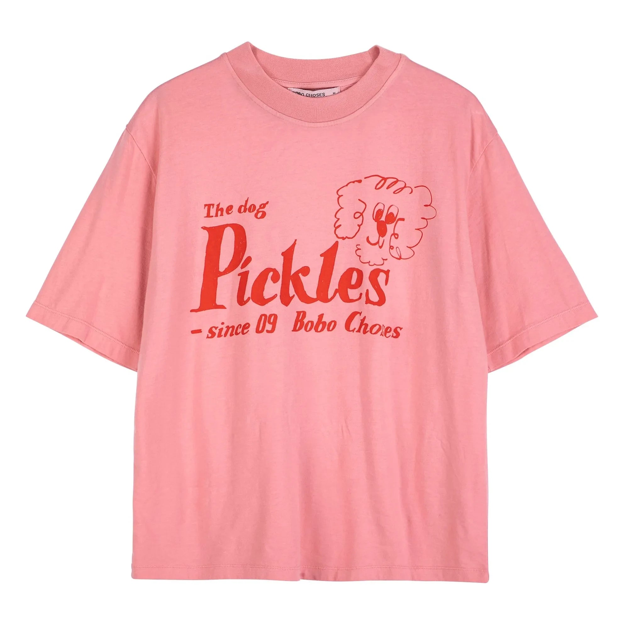 Bobo Choses - La camiseta de algodón orgánico Dog Pickles | Rosa