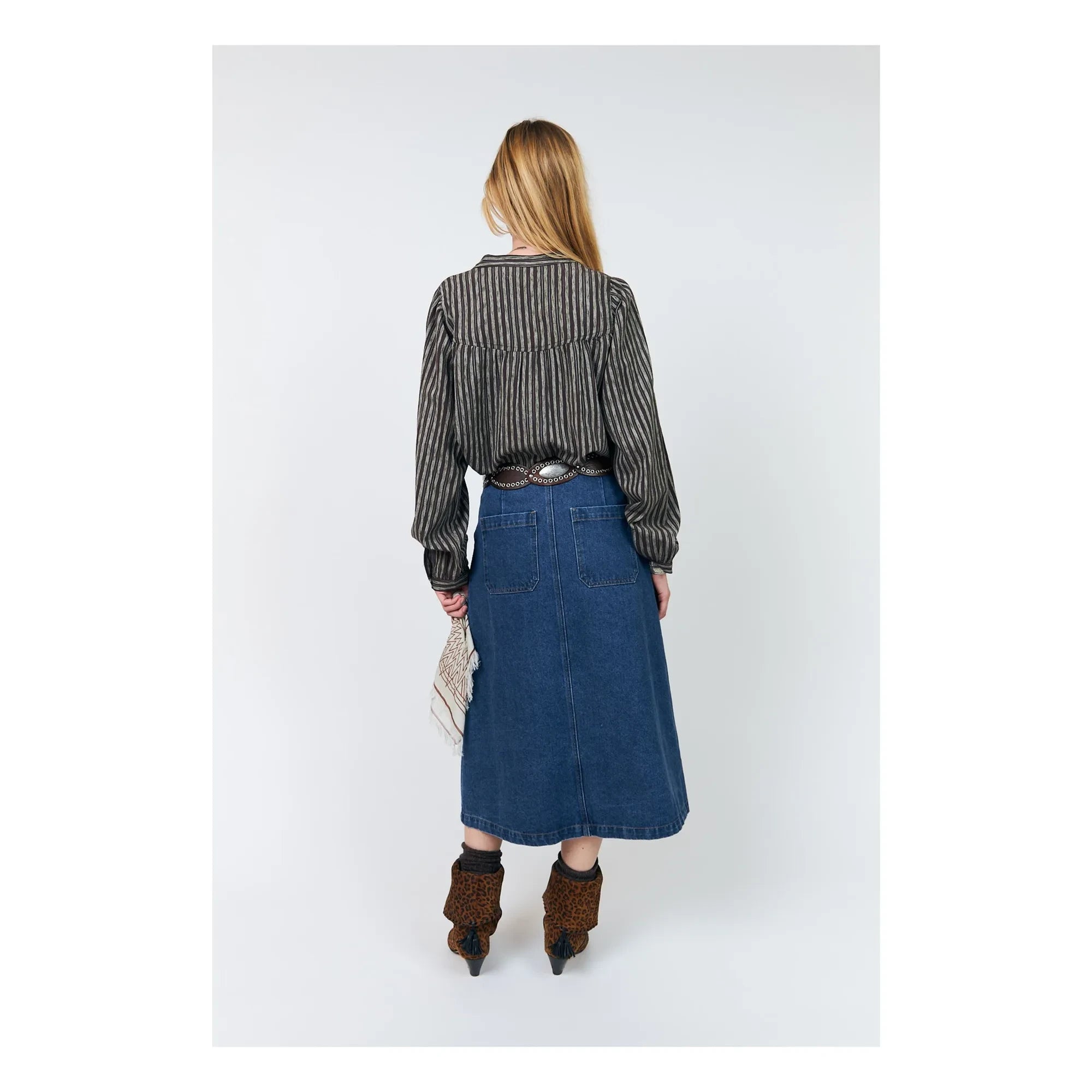 Lollys Laundry - Lennon Denim Pamuk Etek | Mavi
