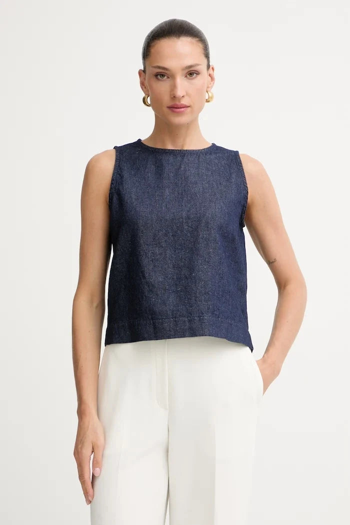 Top de lino Marc O'Polo para mujer