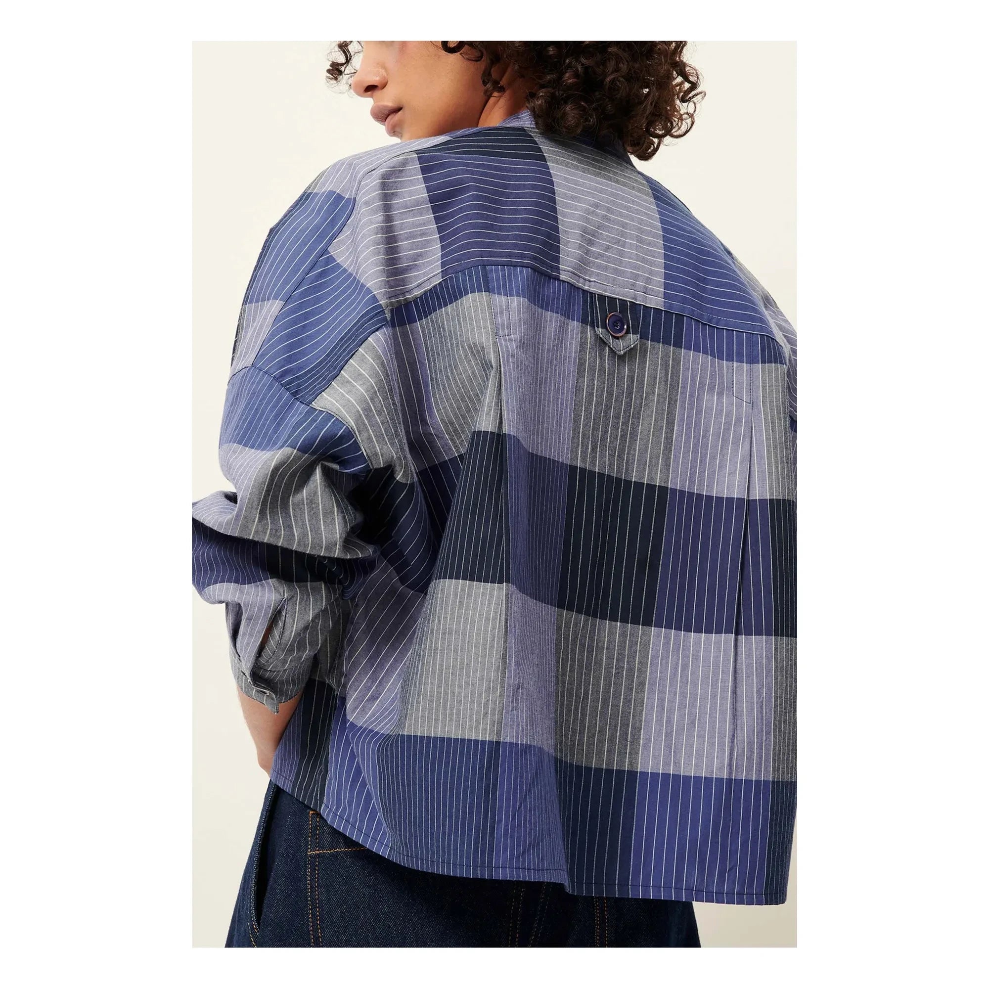 Sessùn - Camisa de algodón Orregia | Azul